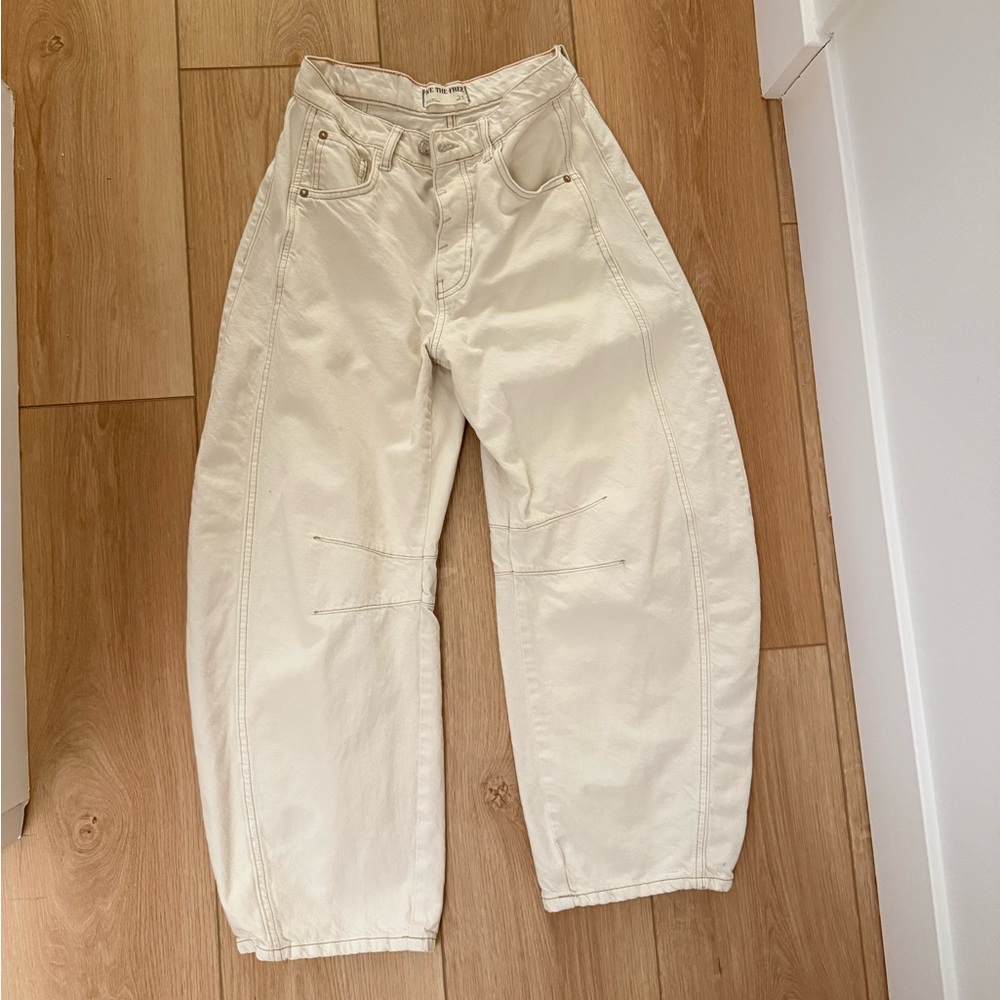 We The Free Good Luck Mid-Rise Barrel Jeans - Picture 4 of 7